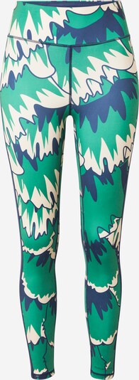 DELICATELOVE Workout Pants 'NADI' in Dark blue / Jade / White, Item view