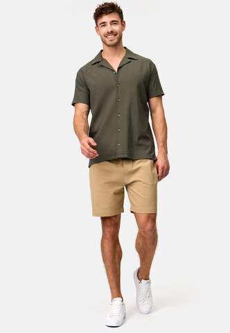 INDICODE JEANS Regular Broek 'Margera' in Beige