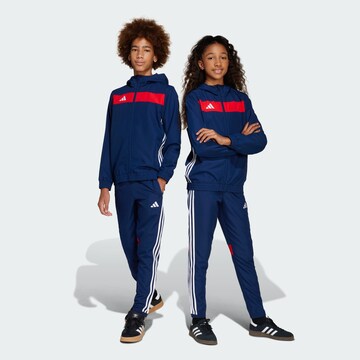 ADIDAS PERFORMANCE Tapered Sports trousers 'Tiro 25 Essentials' in Blue