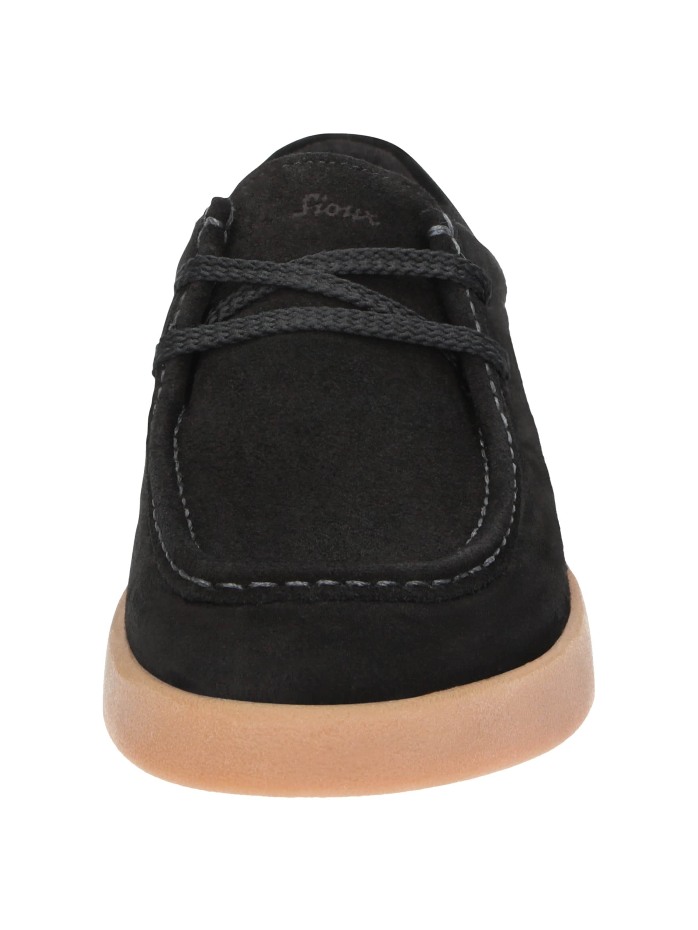 SIOUX Schnürschuh ' Grashopper-H-013 ' in Schwarz