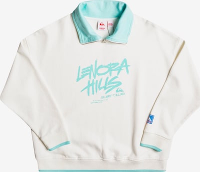 QUIKSILVER Sweater majica 'LENORA' u akvamarin / bijela, Pregled proizvoda