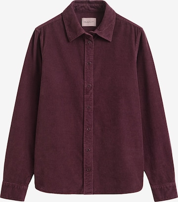 Chemisier 'CORDROY' GANT en rouge : devant