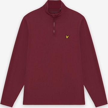 Sweat de sport Lyle & Scott en violet : devant