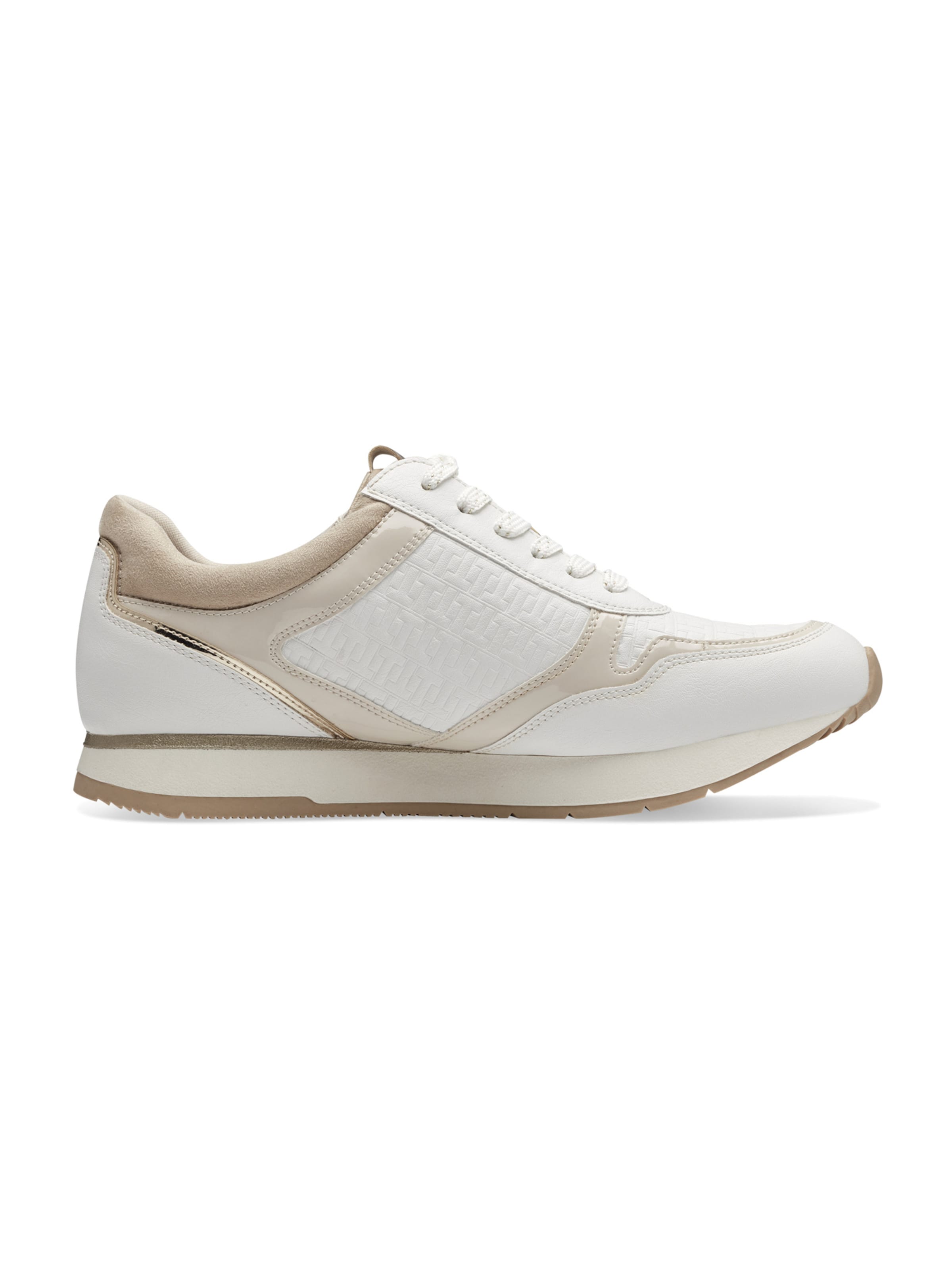 Tamaris Platform trainers in White