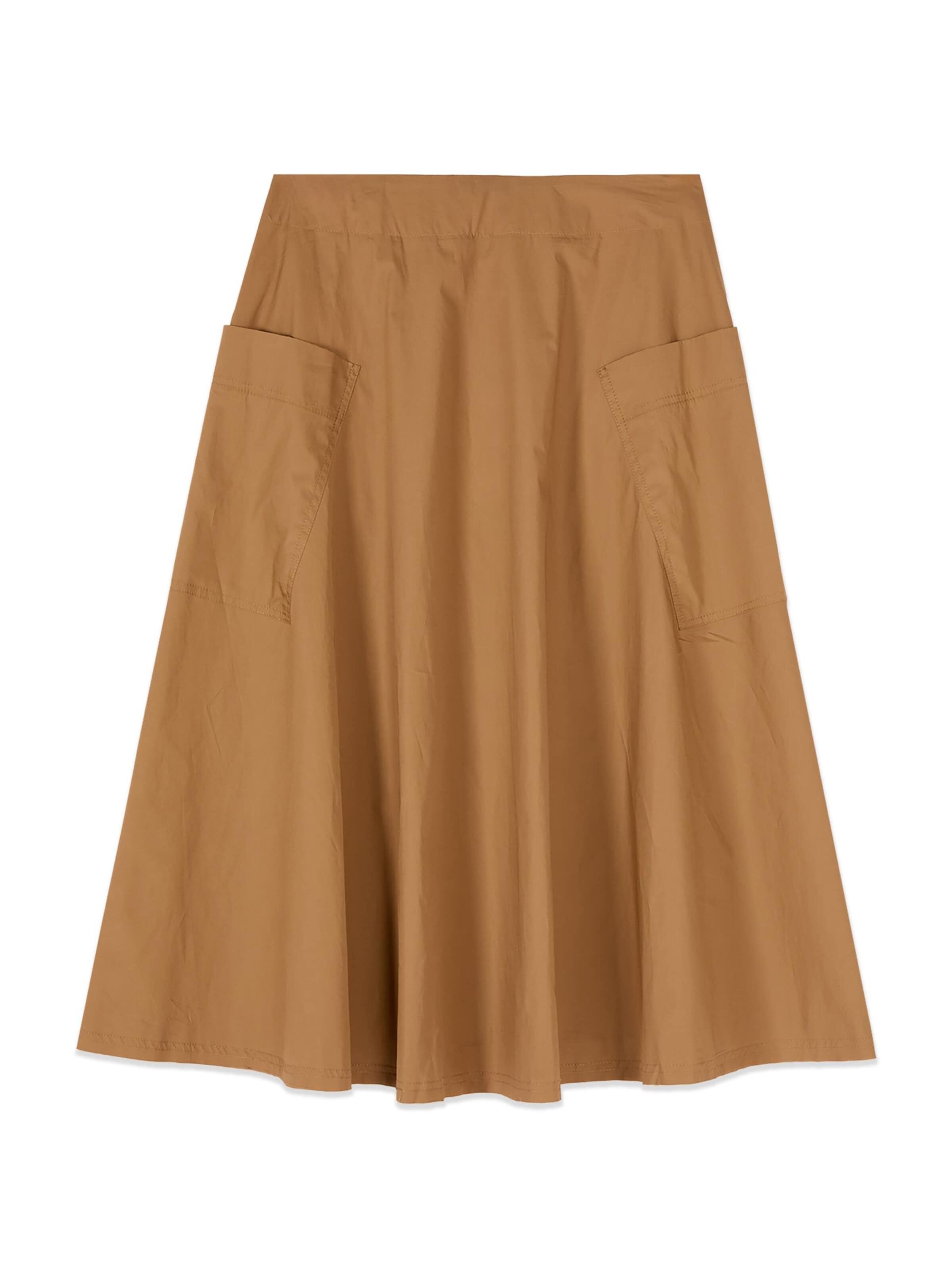 Jupe oltre en beige : devant