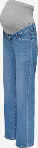 Only Maternity Wide Leg Farkut värissä sininen: etupuoli