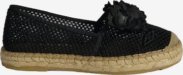 Desa Espadrilles in Schwarz: Vorderseite