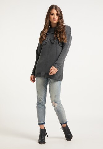 IZIA Oversized Sweater in Grey