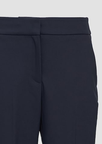Effilé Pantalon à plis s.Oliver BLACK LABEL en bleu