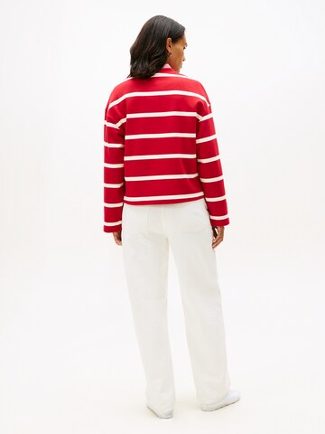 TOMMY HILFIGER Sweatshirt in Rot