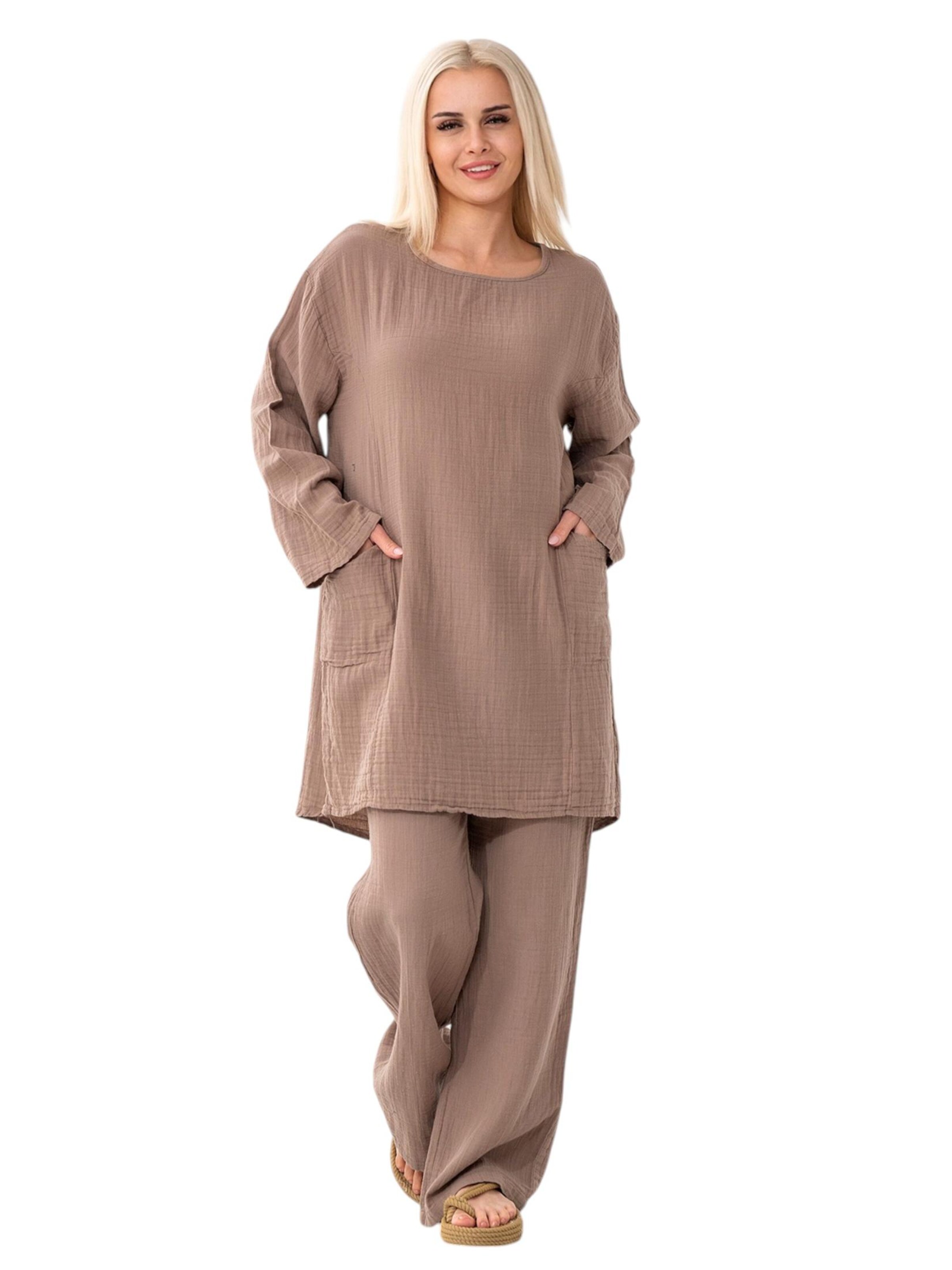 WENOR Bluse 'NISA'‌‌‌‌‌‌ in Beige