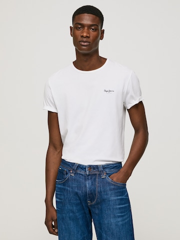 Pepe Jeans T-Shirt in Weiß: predná strana