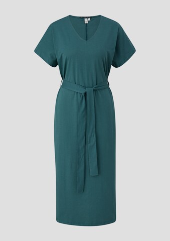 QS Oversized Dress in Blue: front