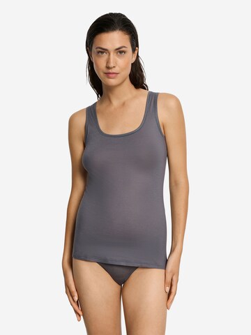 Hanro Tanktop ' Ultralight ' in Grau: Vorderseite
