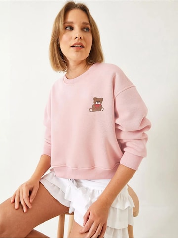 Bianco Lucci - Sweatshirt em rosa