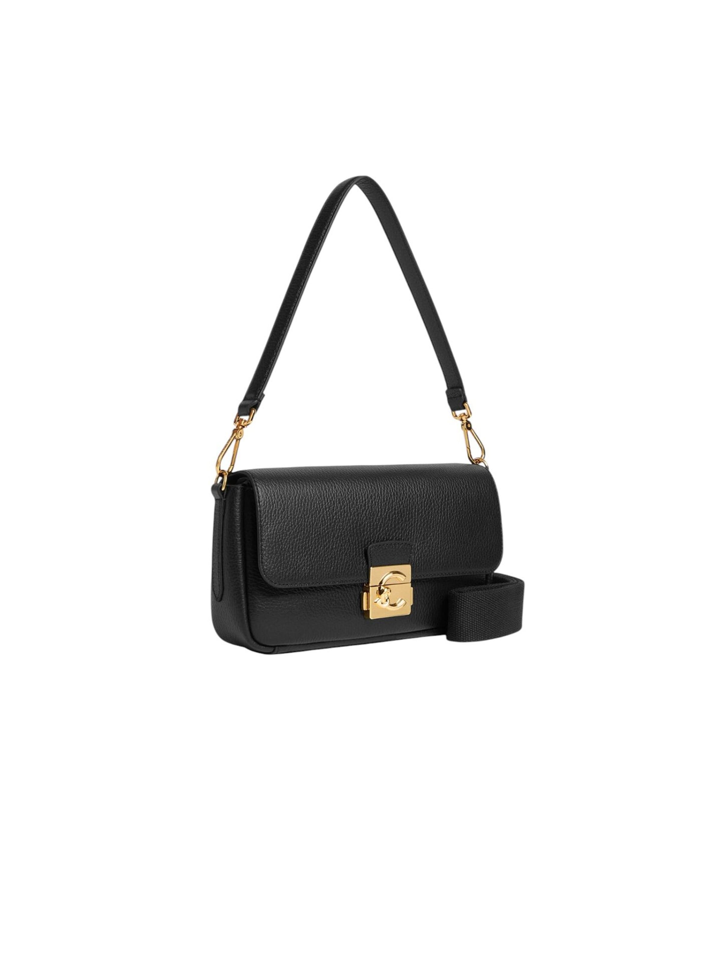 Coccinelle Handtas 'Coccinelle C-Me Lock Medium' in Zwart