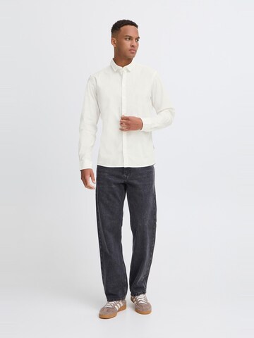 BLEND Regular fit Button Up Shirt in White: front