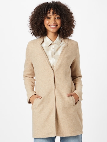VERO MODA Ανοιξιάτικο και φθινοπωρινό παλτό 'Katrine' σε μπεζ: μπροστά
