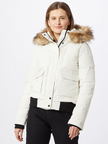 Veste d’hiver 'Everest' Superdry en beige : devant