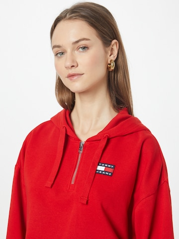 Tommy Jeans Sweatshirt in Rot