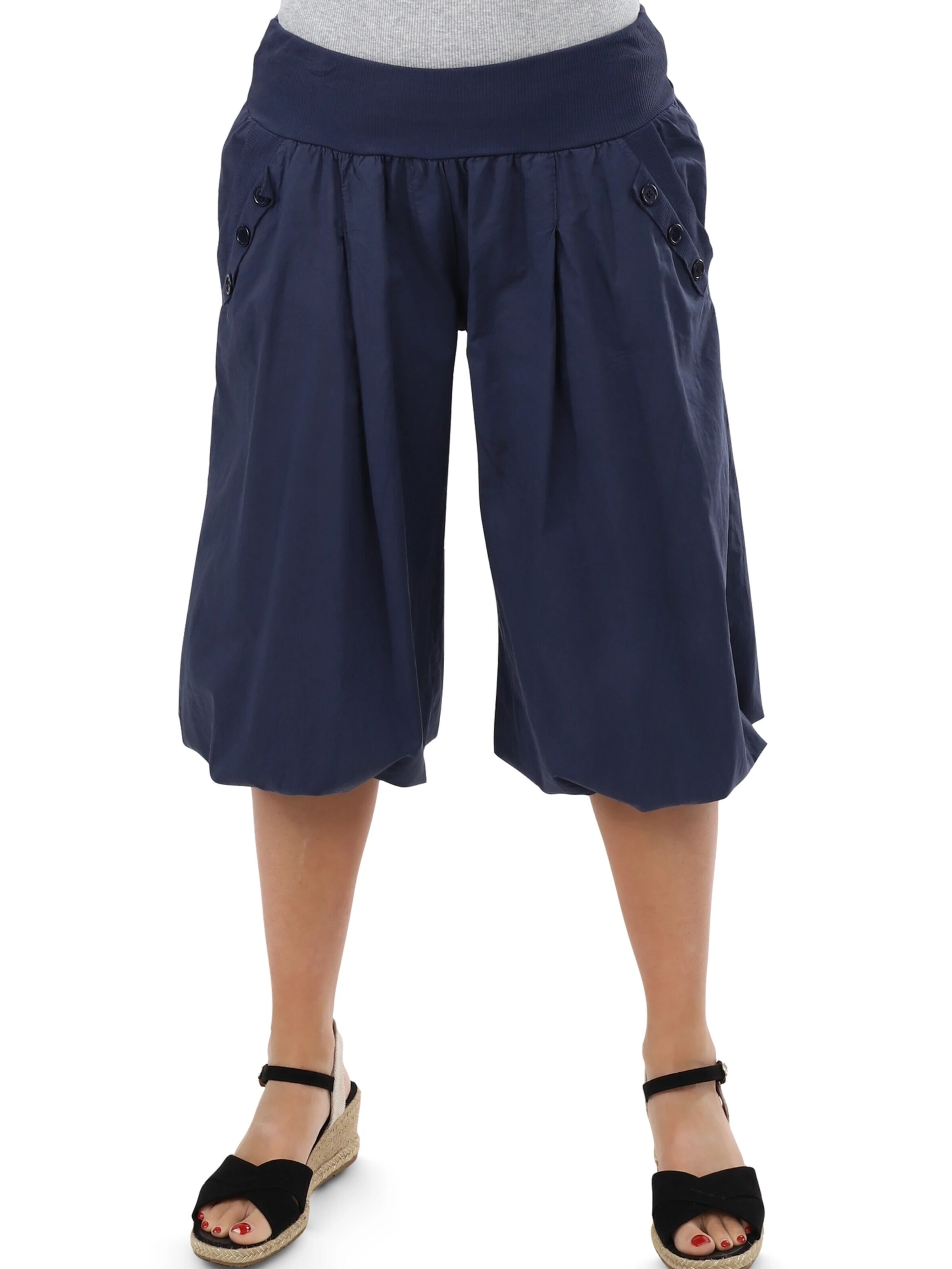 malito more than fashion Loose fit Harem Pants in Blue