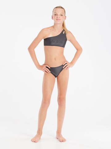 PROTEST Bustier Bikini 'PRTYeah JR' in Grijs