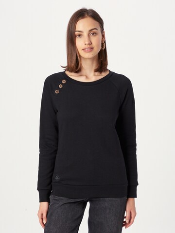 Ragwear Sweatshirt 'DARIA' in Zwart: voorkant