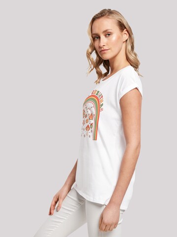 T-shirt 'Merry Christmas Cozy Vibes' F4NT4STIC en blanc