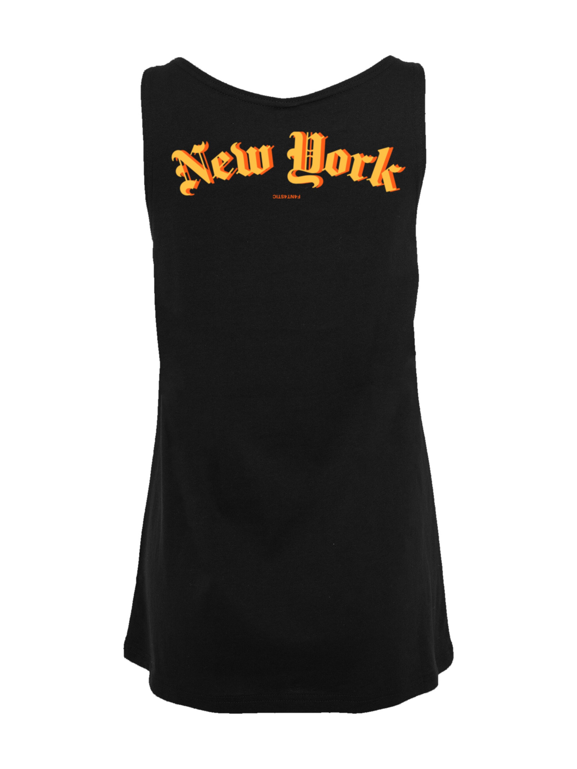 F4NT4STIC Top 'New York' in Black: front