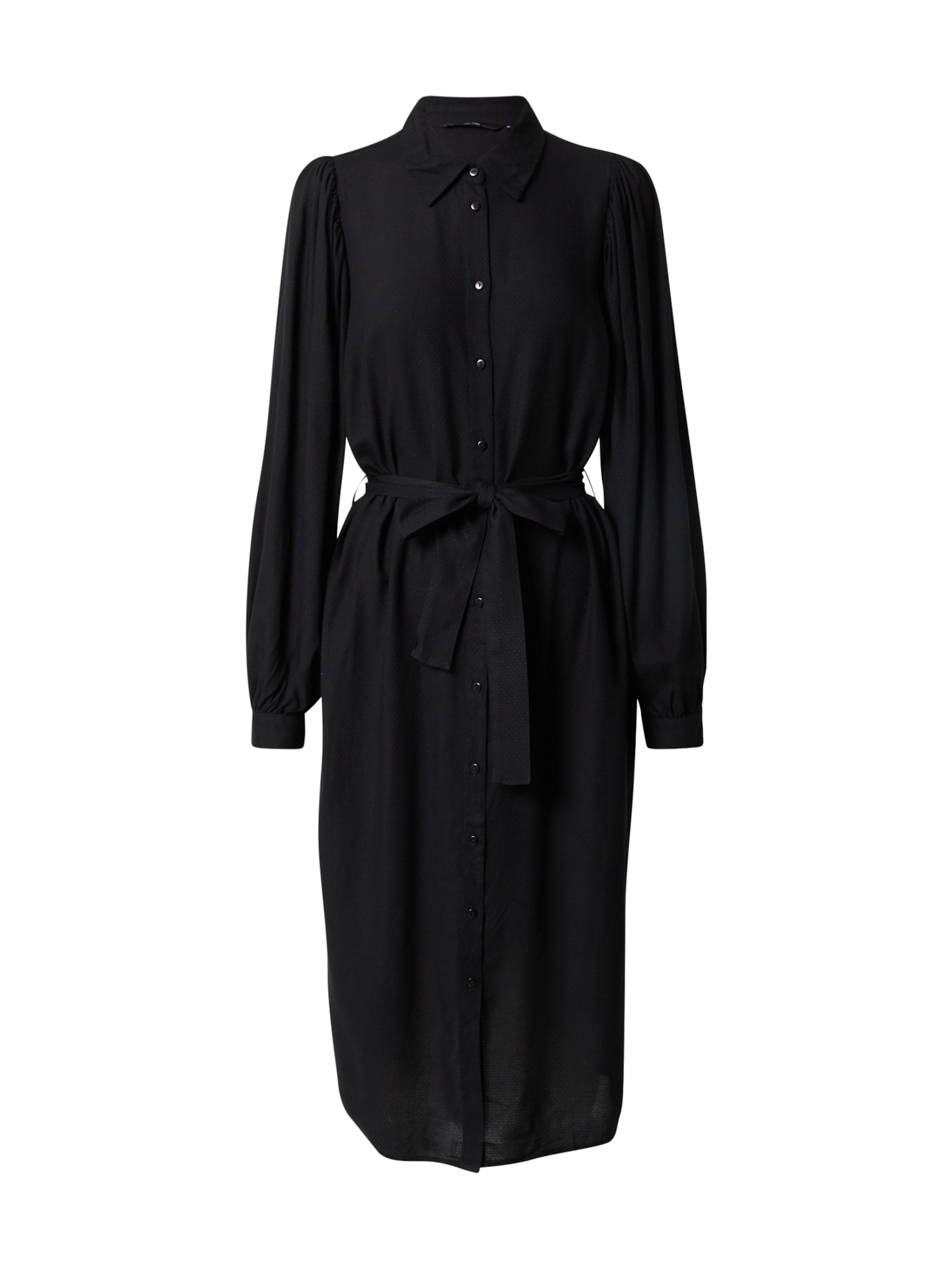 Robe-chemise 'Kittie' VERO MODA en noir : devant