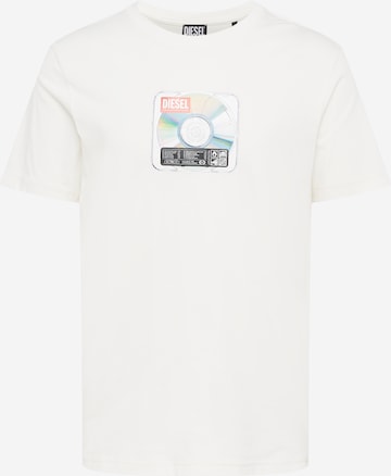 DIESEL قميص 'DIEGOR' بلون أبيض: الأمام