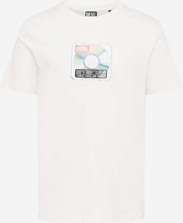 T-Shirt 'DIEGOR' DIESEL en blanc : devant