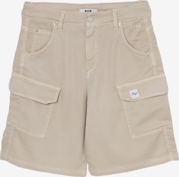 MSGM Regular Hose 'Bermuda beige per bambina' in Beige: Vorderseite
