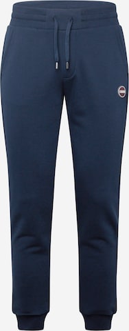 Colmar Tapered Broek in Blauw: voorkant