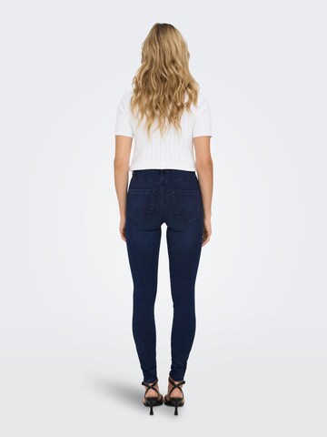 ONLY Slimfit Jeans i blå