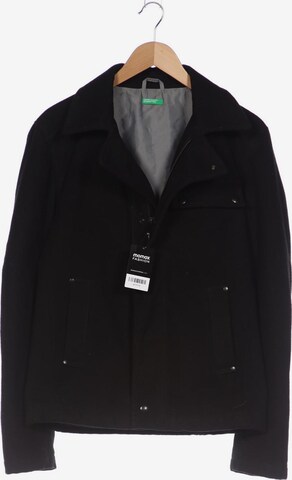 UNITED COLORS OF BENETTON Jacket & Coat in M-L in Black: front