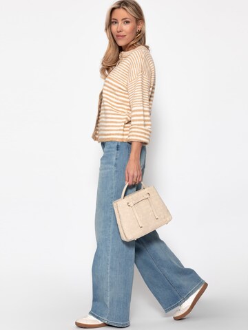 SASSYCLASSY Strickjacke in Beige