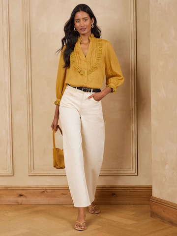 Camicia da donna di love & roses in giallo