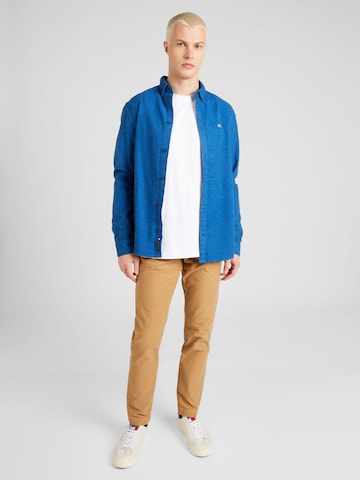 Tommy Jeans Regular fit Button Up Shirt in Blue
