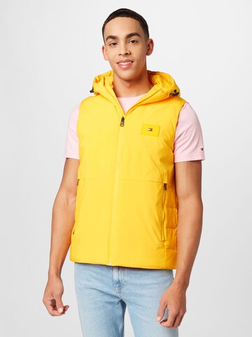 TOMMY HILFIGER - Chaleco en amarillo: frente