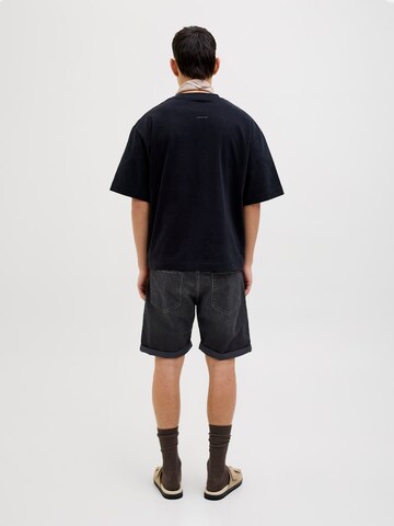 JACK & JONES Regular Jeans 'JJIRICK JJIEVAN' in Black