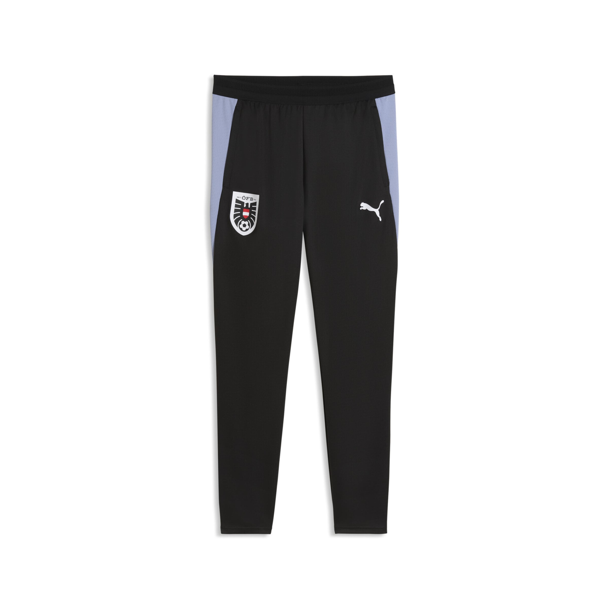 Coupe slim Pantalon de sport PUMA en noir : devant