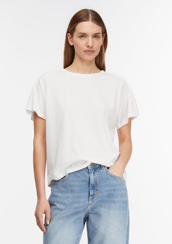 T-shirt COMMA en blanc : devant