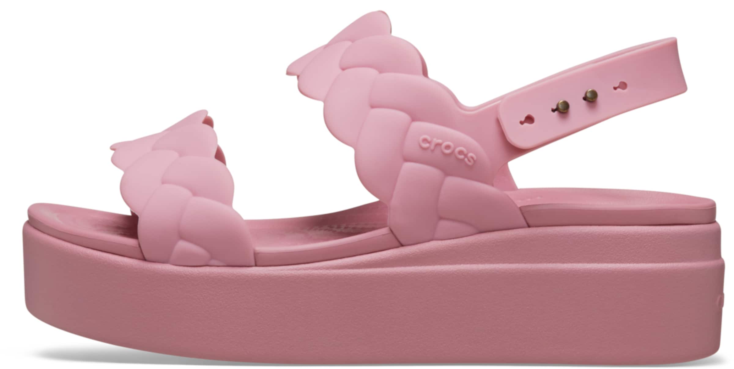 Crocs Sandaalit 'Brooklyn' värissä vaaleanpunainen: etupuoli