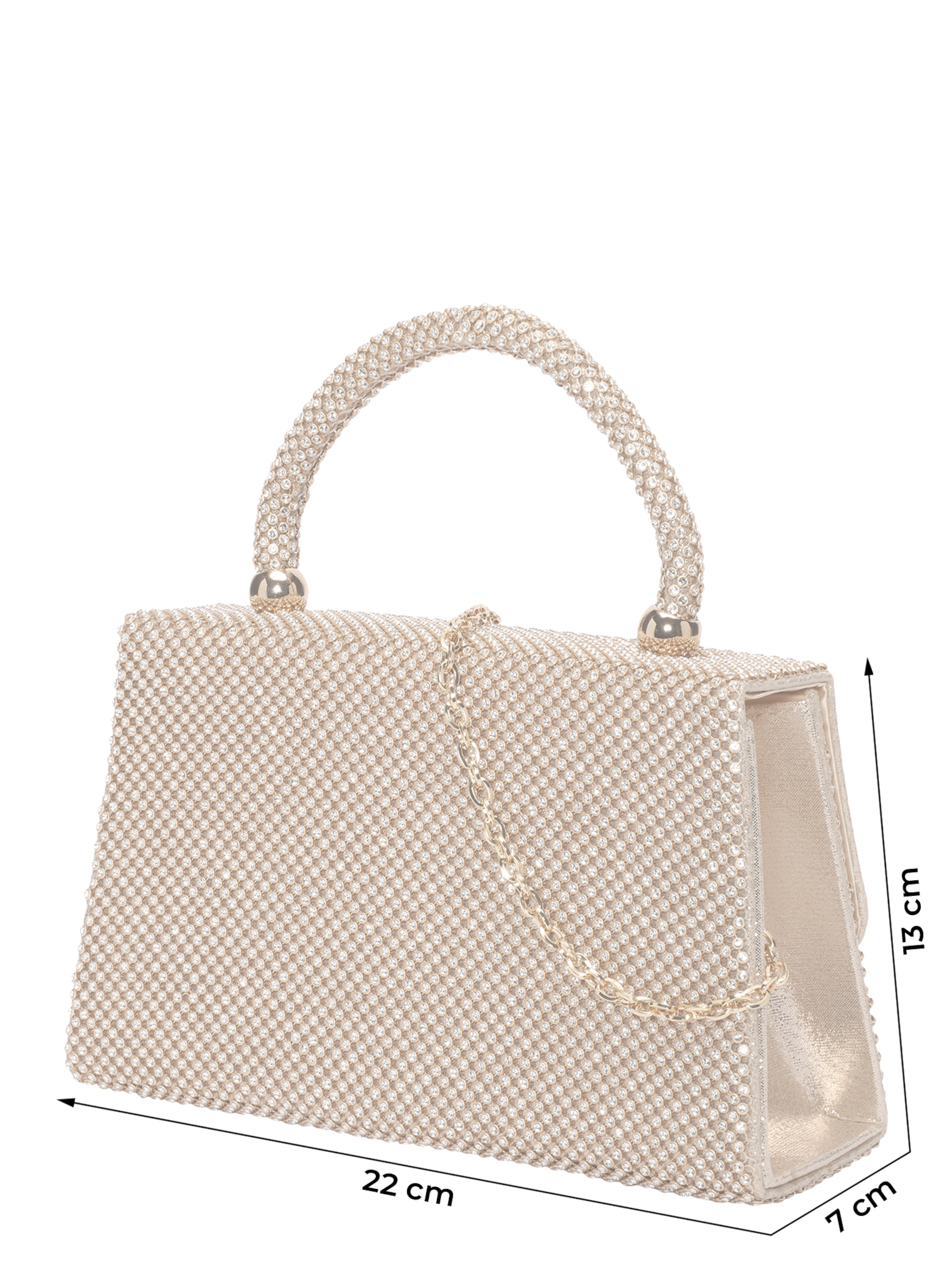 Pochette mascara en or