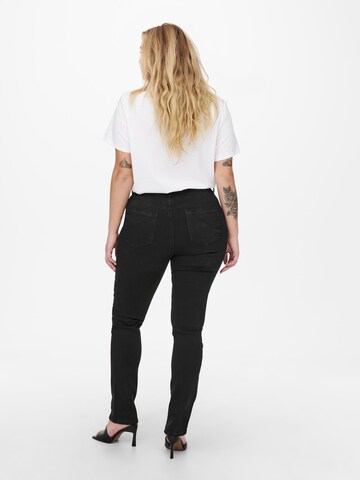 ONLY Carmakoma Slimfit Jeans 'Laola' in Schwarz