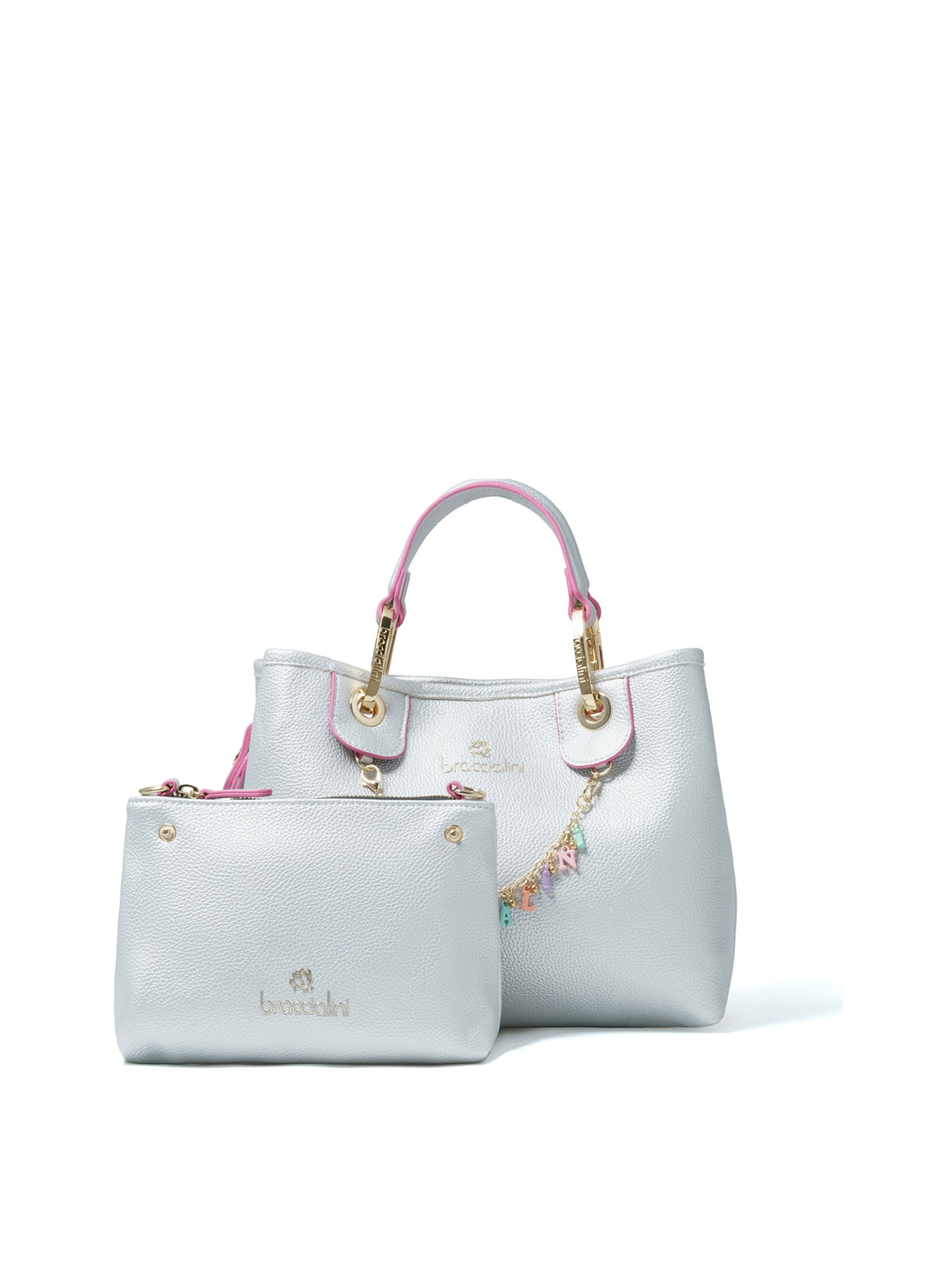 Braccialini Handtas 'Idalia Chic' in Wit: voorkant