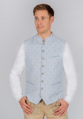 STOCKERPOINT Traditional Vest 'Amadeo' in Blue: front