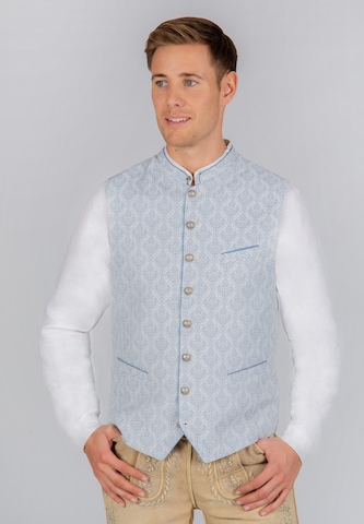 STOCKERPOINT Klederdracht gilet 'Amadeo' in Blauw: voorkant