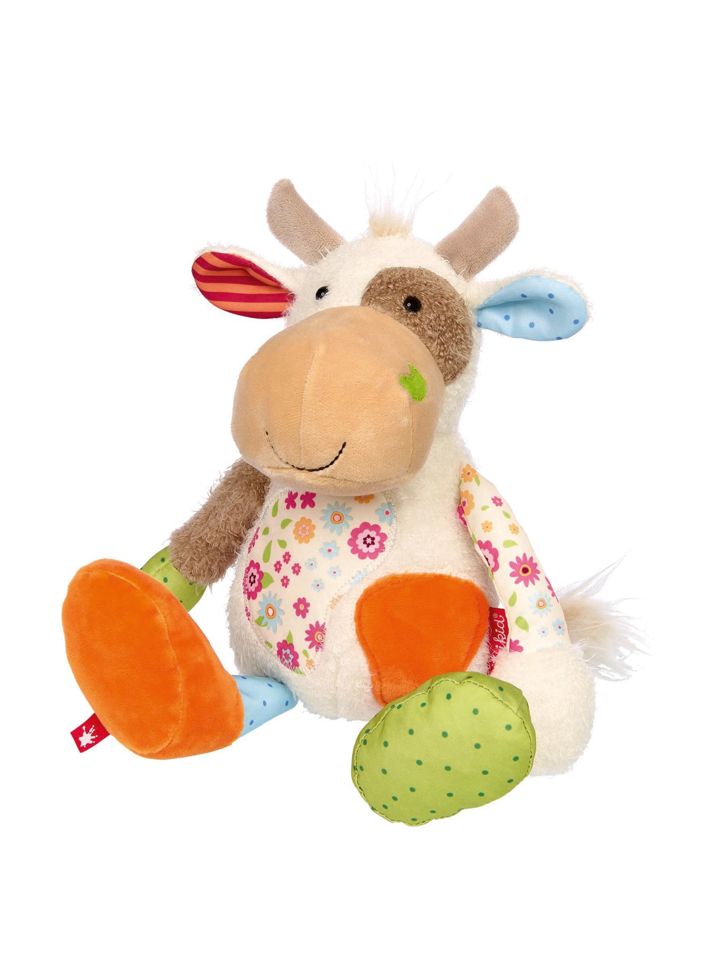 SIGIKID Kuscheltiere 'Kuscheltier Patchwork Sweety'‌‌‌‌‌‌‌‌‌‌ in Weiß: Vorderseite